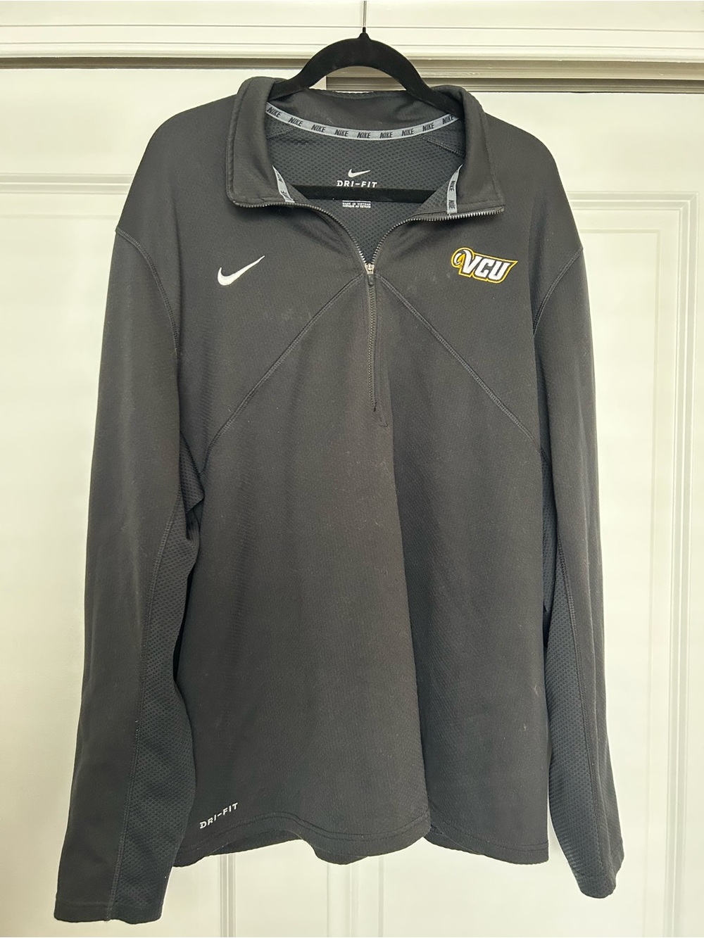 Nike Black VCU Dri-FIT Quarter-Zip Pullover